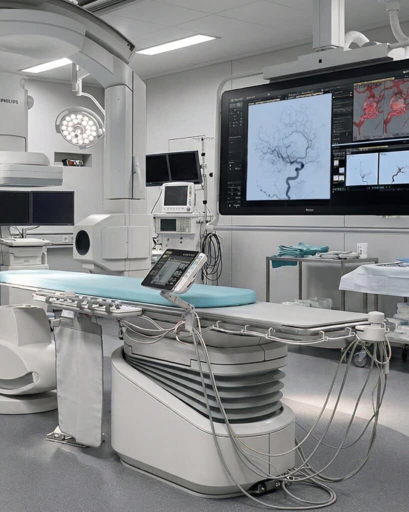 Sala de Angiografia Cerebral
